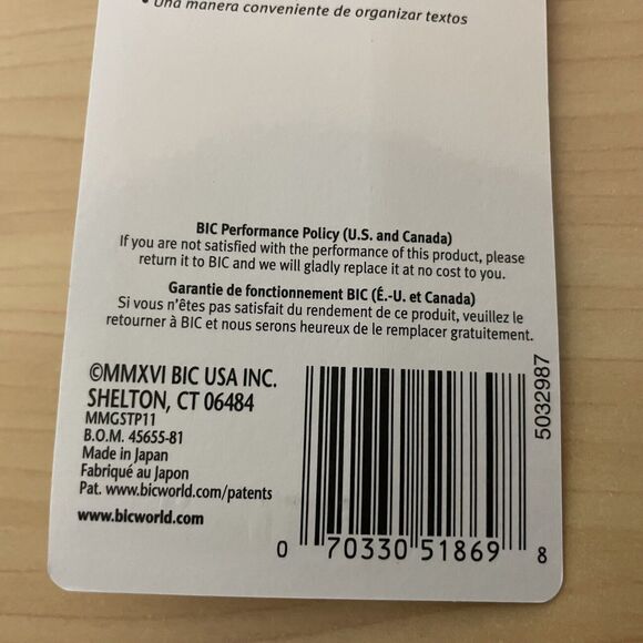 BIC 4-Color Ballpoint Pen With Stylus And Green Grip 51869 - Lot Of 6 New - Picture 8 of 8